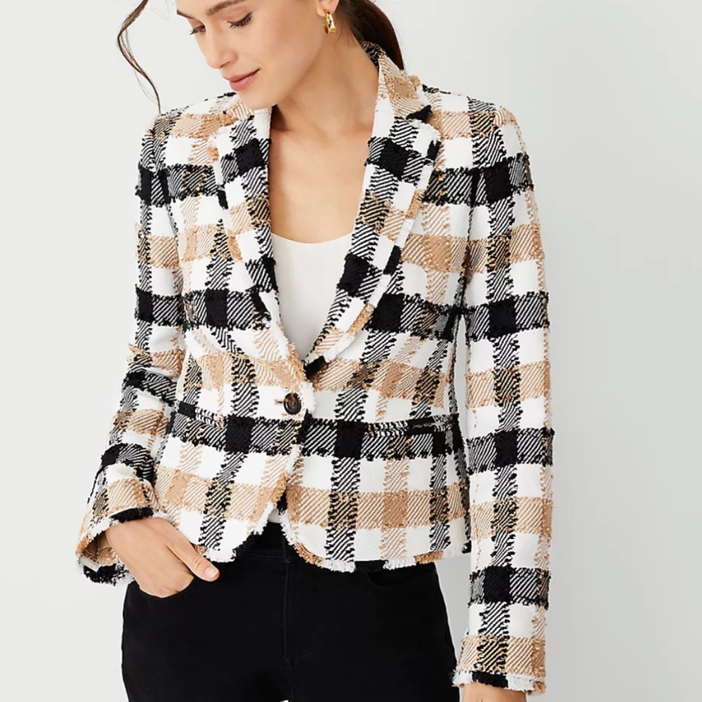 The Newbury Blazer In Check Tweed